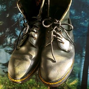 Vintage Green Dr. Martens Boots